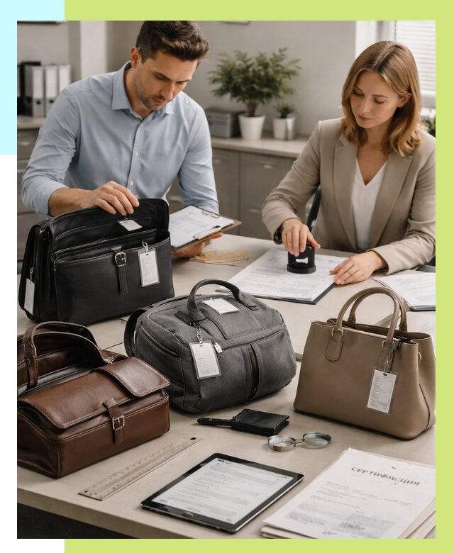 Сертификация сумок в Якутске от 7811 руб. | Алешин-Ктс