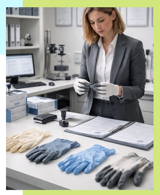 Сертификация перчаток в Якутске от 8853 р. | Алешин-Ктс