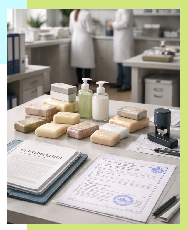 Сертификация мыла и сертификат на мыло в Якутске от 12498 | Алешин-Ктс
