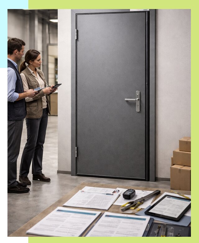 Сертификация противопожарных дверей в Якутске от 9374 р. | Алешин-Ктс