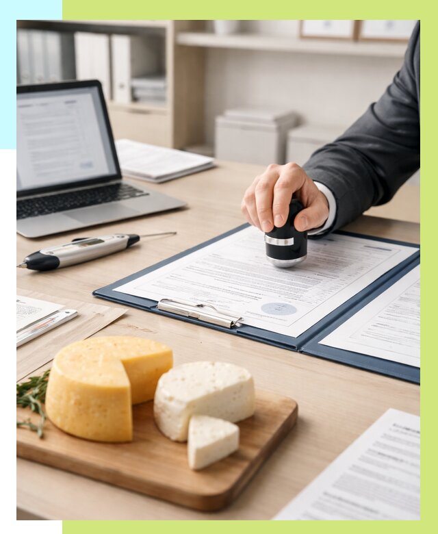 Сертификация сыров в Якутске от 15623 р | Сертификат на сыр Алешин-Ктс