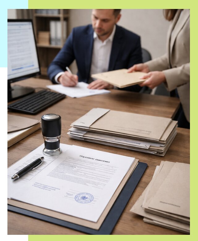 Отказное письмо для таможни в Якутске от 3125 р, Алешин-Ктс