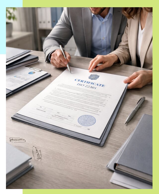 Сертификат ISO 22301 в Якутске от 46868 р. | Алешин-Ктс срочно